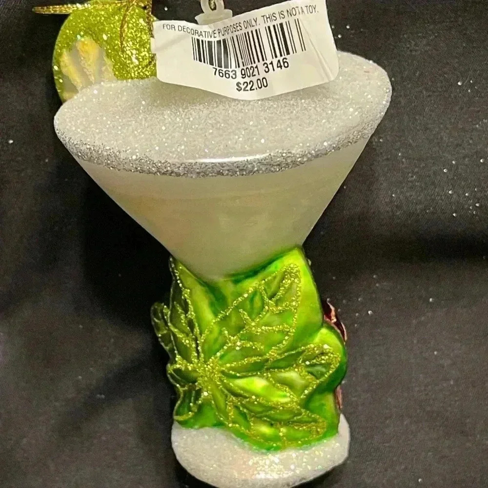 Macy’s Holiday Lane Margarita Ornament NWT 4” Tall 3” Wide - Picture 4 of 5